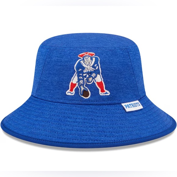 New Era Other - Men's New Era Heather Royal New England Patriots Bucket Hat